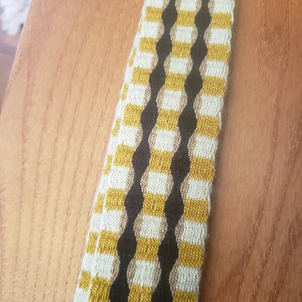 Parker Thatch Black Leather Luna with Retired woven strap - Picture 2 of 7